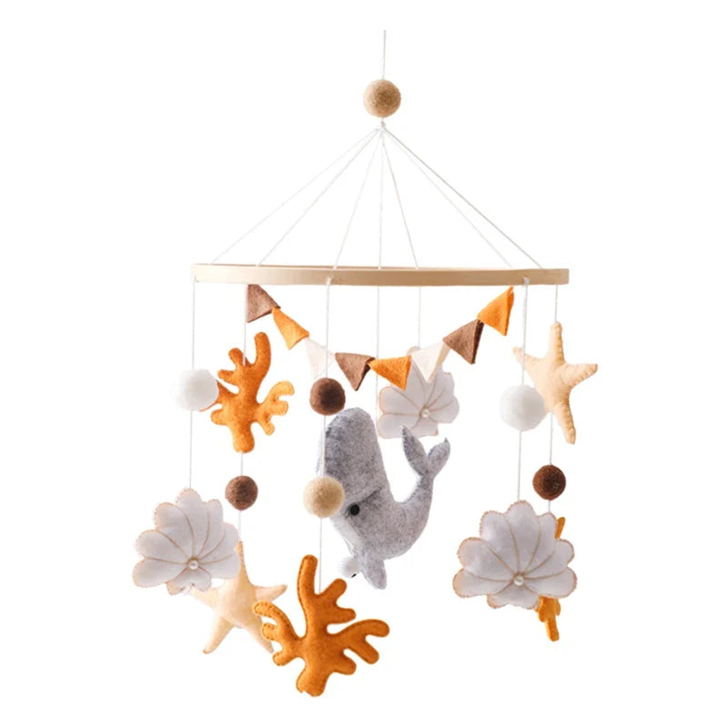 Wooden Nursery Mobile with Many Designs