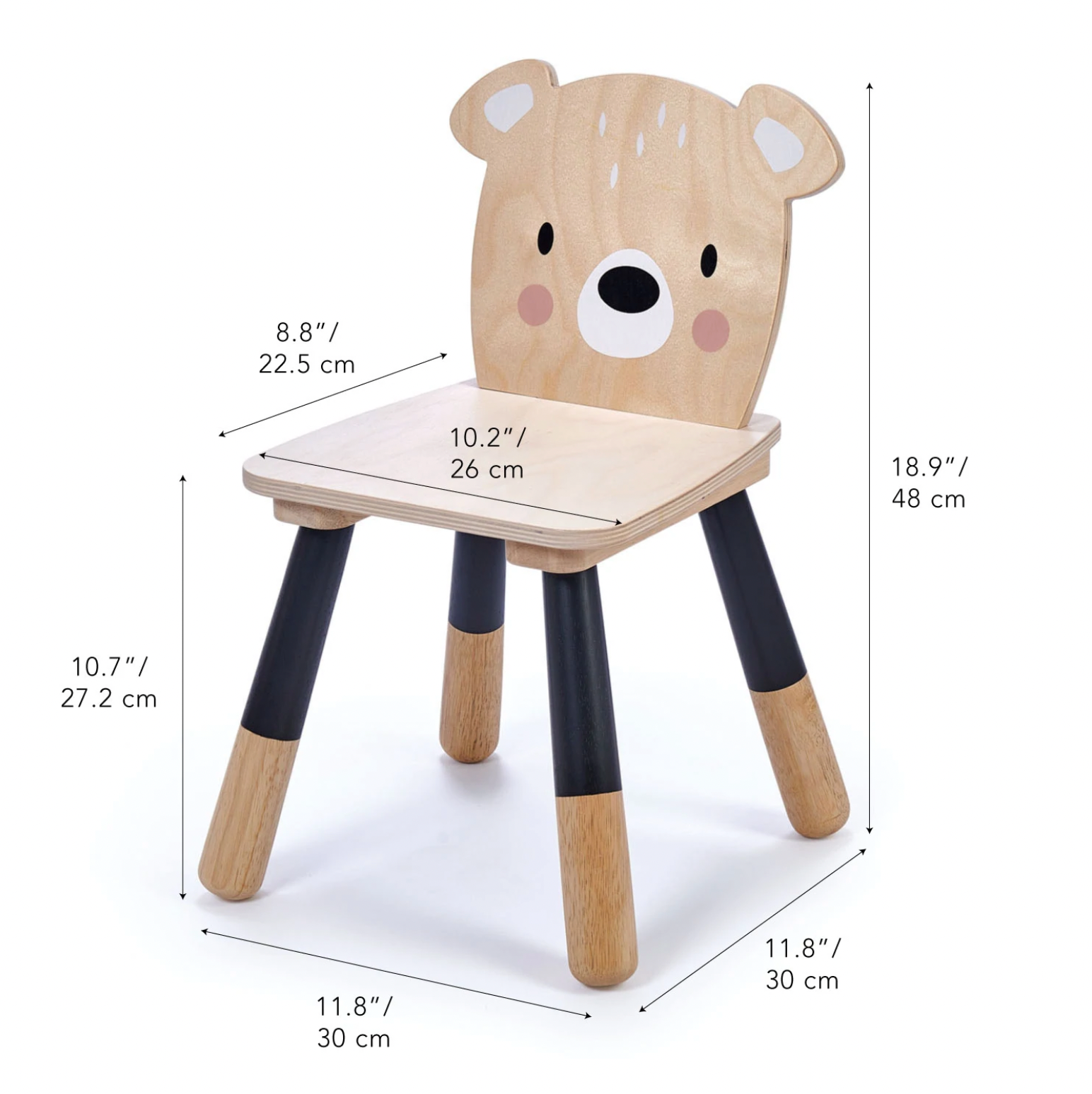 Tender Leaf Toys Wooden Forest Chair - Bear