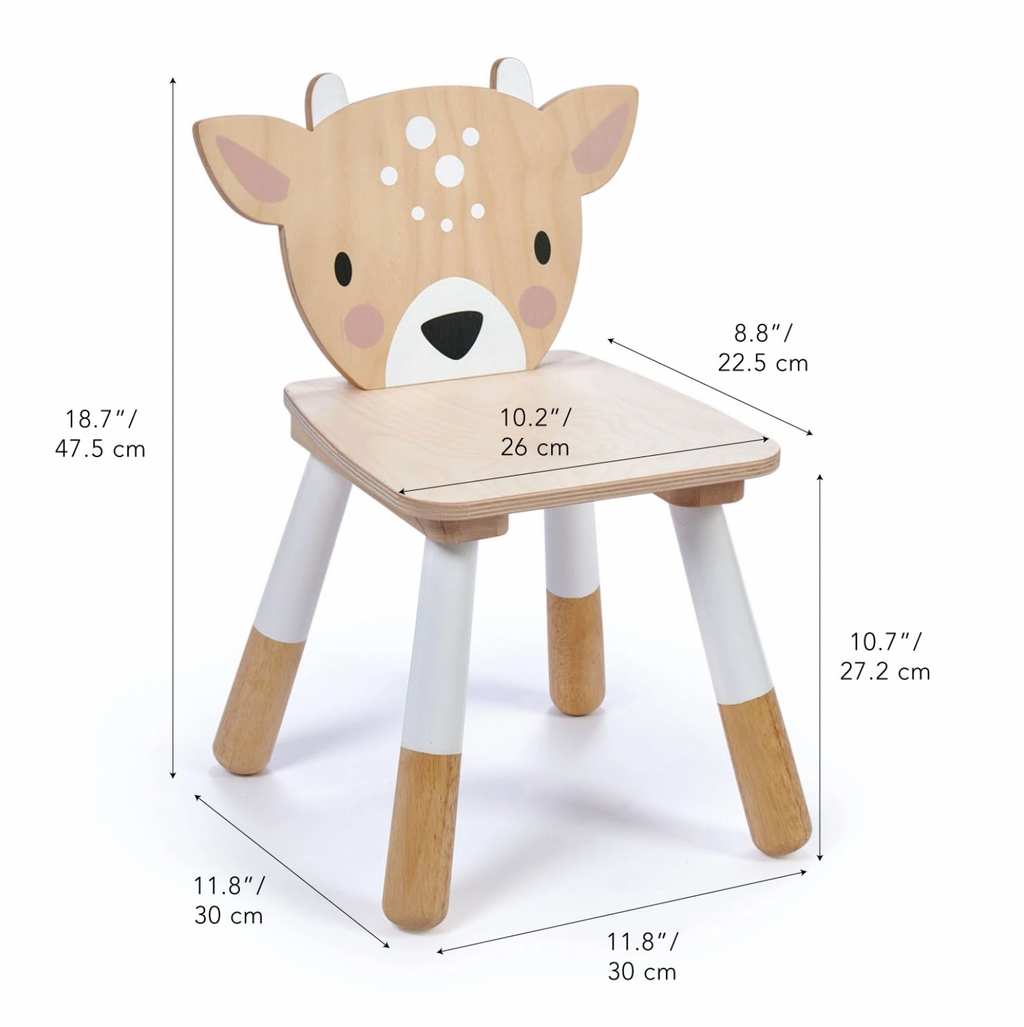 Tender Leaf Toys Wooden Forest Chair - Deer