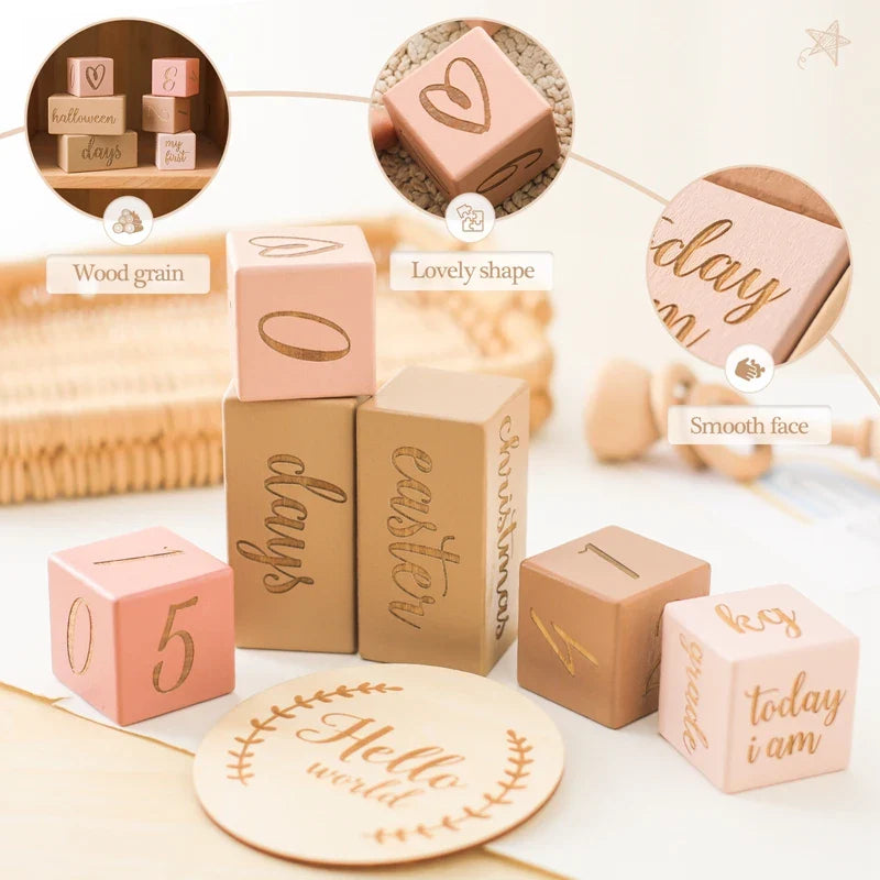 Wooden Milestone Blocks