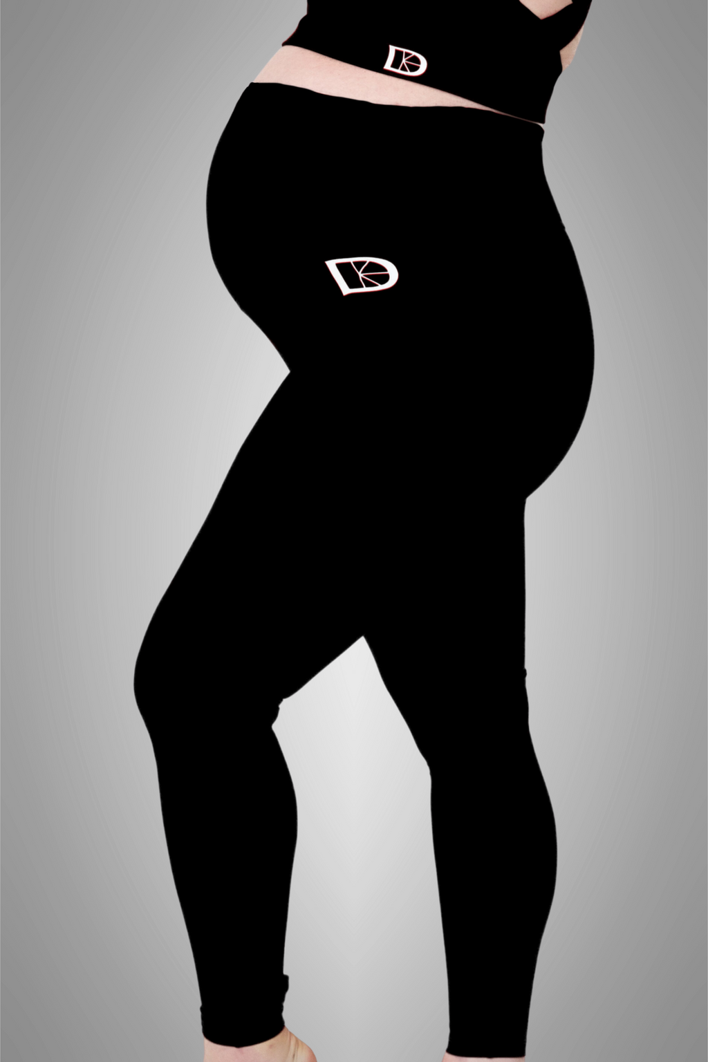 Classic Comfort Maternity Leggings - Black