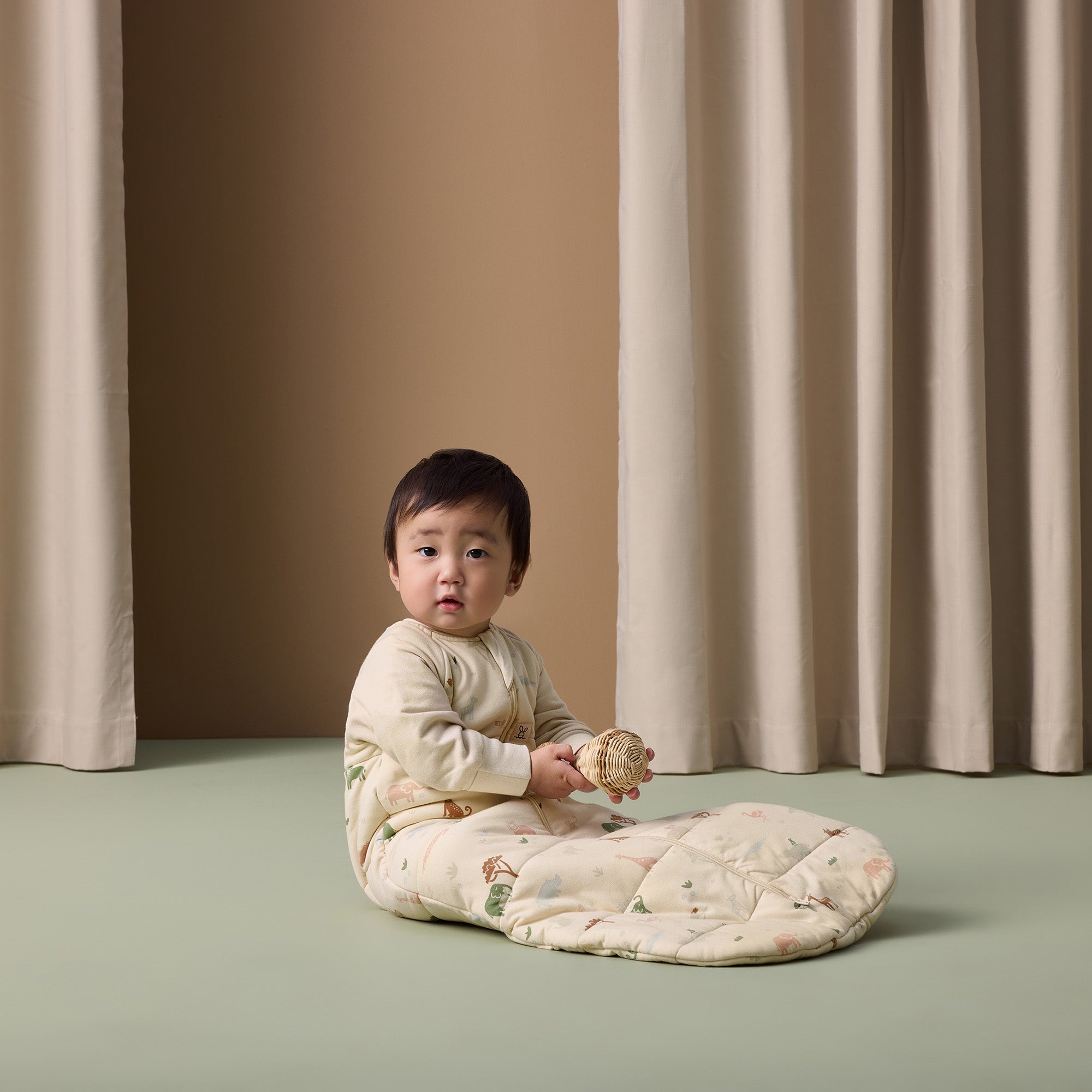 ergoPouch - Organic Winter Jersey Sleeping Bag - Savannah - 3.5 TOG