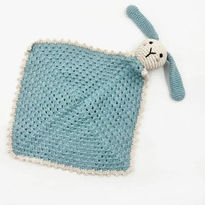 Sleepy Bunny Comforter Blanket - Blue or Pink