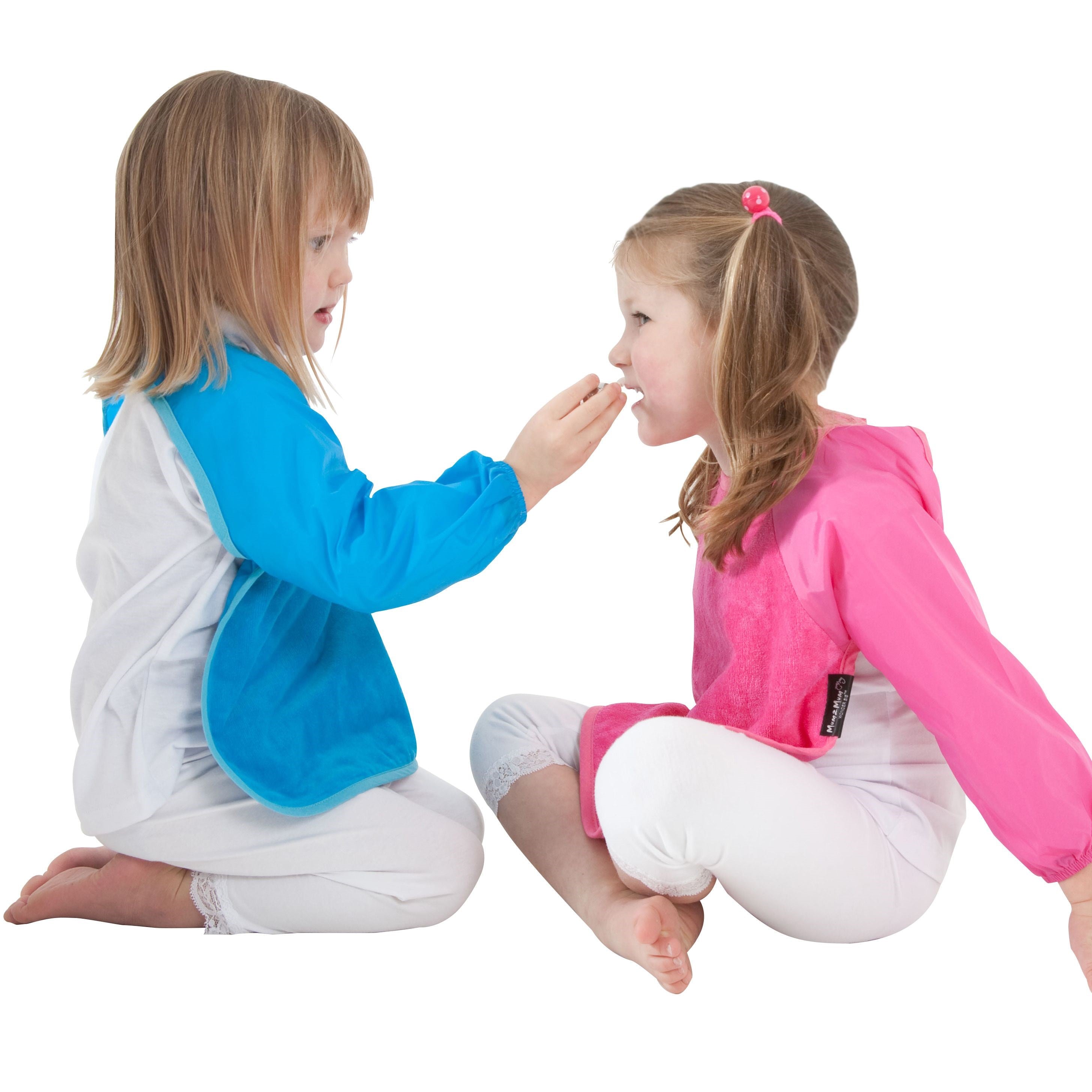 SPECIAL OFFER 5 PACK Mum 2 Mum Sleeved SMALL Wonder Bibs (Selected Colours)