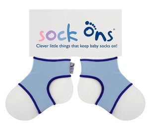 Sock Ons - 3 Pack - 12-18 Months - Blue, White or Pink