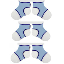 Sock Ons - 3 Pack - 6-12 Months - All One Colour