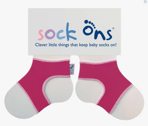 Sock Ons - 3 Pack - 0-6 Months - All One Colour