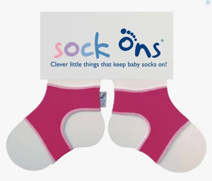 Sock Ons - 3 Pack - 6-12 Months - All One Colour