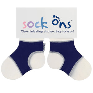 Sock Ons - 3 Pack - 0-6 Months - All One Colour