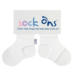 Sock Ons - 3 Pack - 12-18 Months - Blue, White or Pink