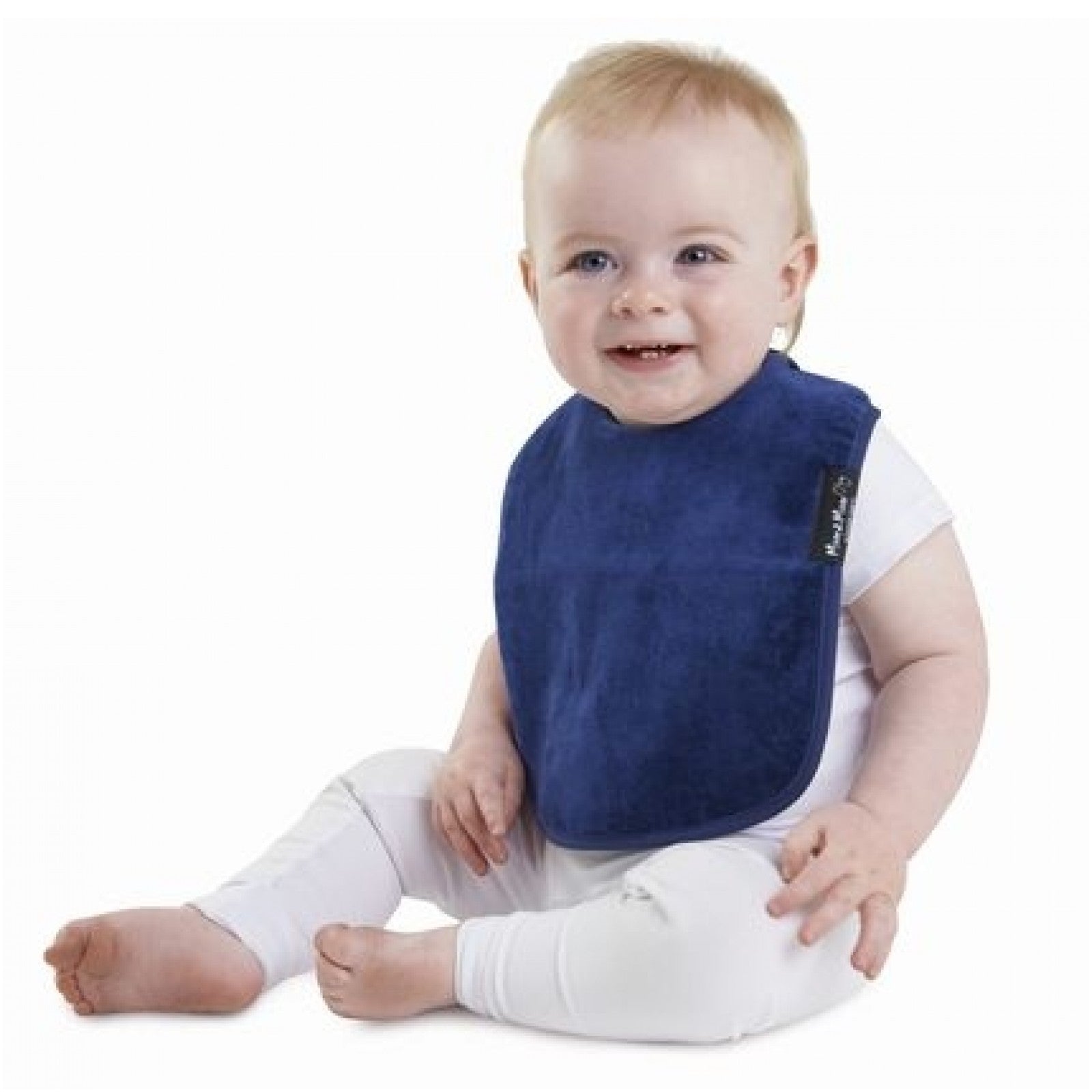 3 PACK - Mum 2 Mum Standard Bibs - Navy / Baby Blue / Teal