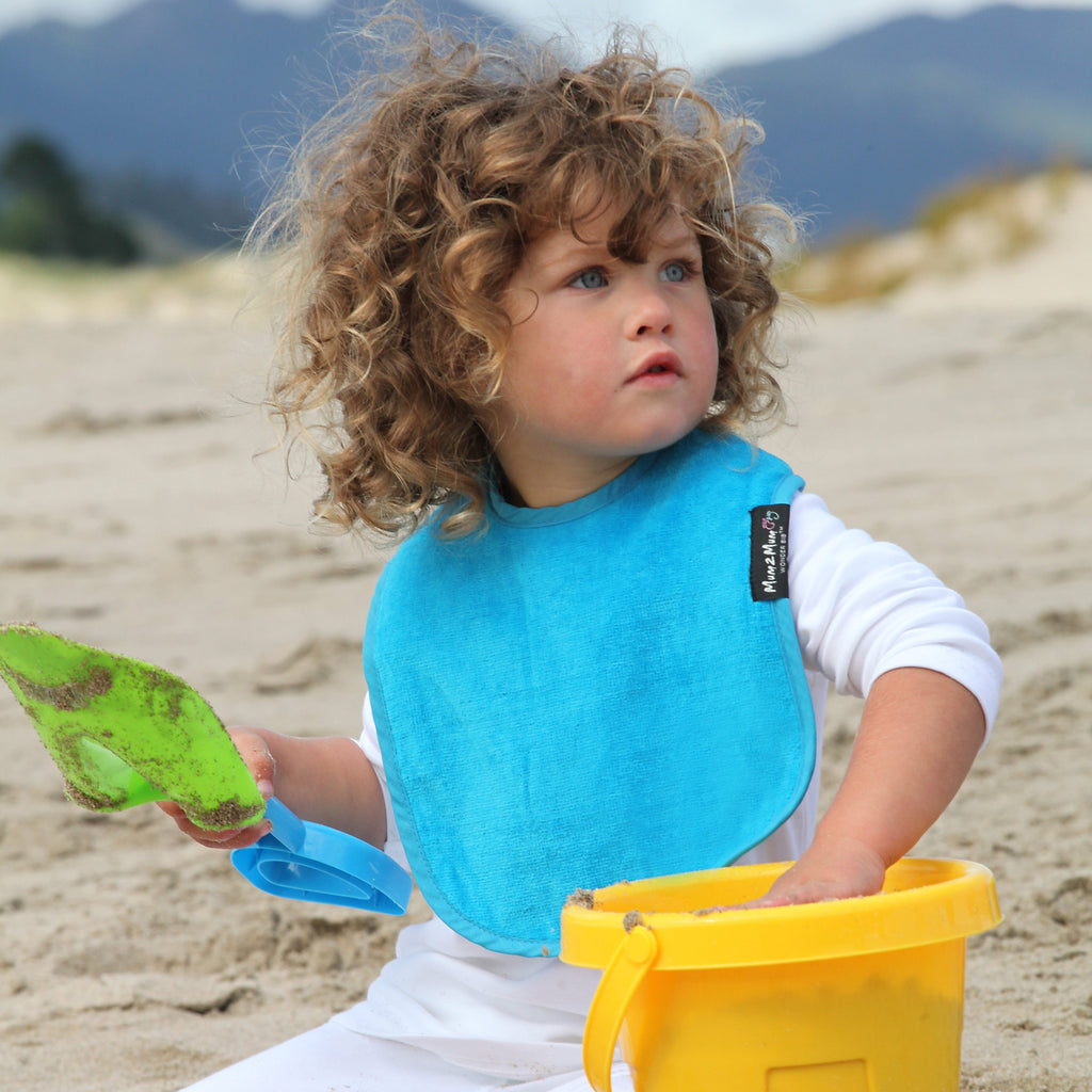 3 PACK - Mum 2 Mum Standard Bibs - Red / Lime / Teal