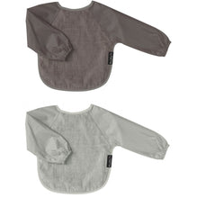 2 PACK - Choose your own Colours LARGE Sleeved Bib - EARTH TONES