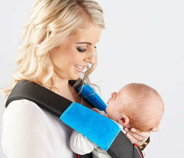 OUTLET - Mum 2 Mum Strap Cover Sucking Pads - Lime & Yellow, 2 Pairs