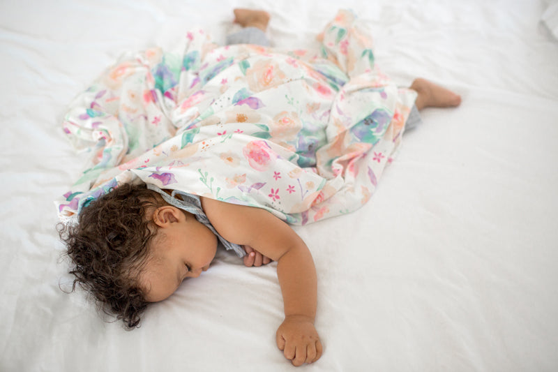 Copper Pearl Knitted Swaddle Blanket - Bloom