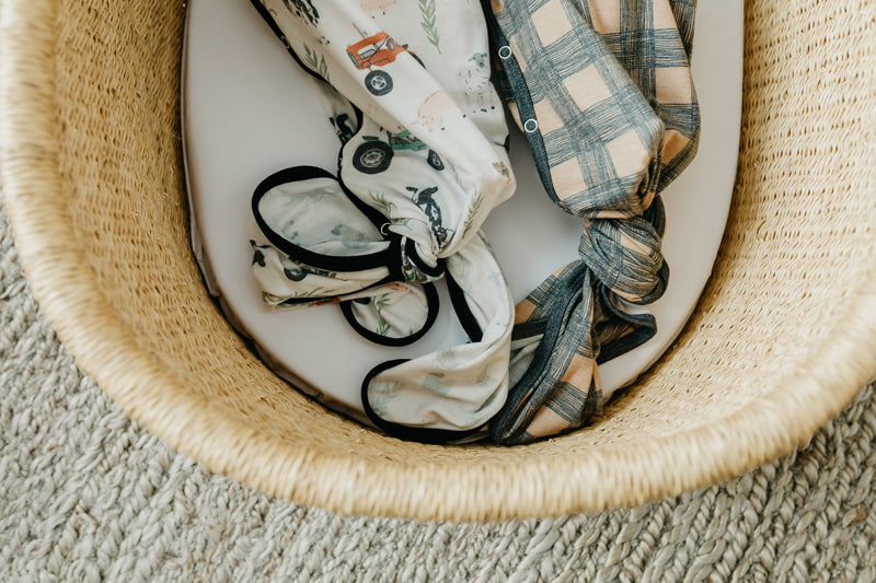 Copper Pearl Newborn Gown - Jo