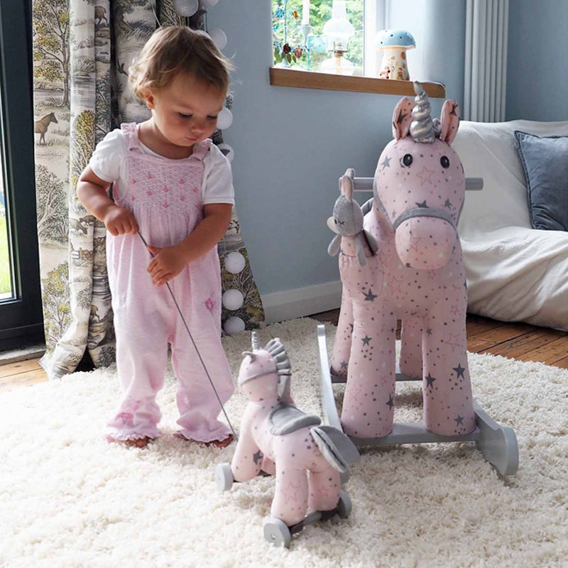 Little Bird Told Me Celeste Unicorn Pull Along Toy
