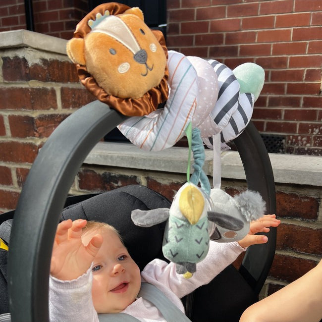 Nuby Animal Adventure Spiral Pushchair Toy