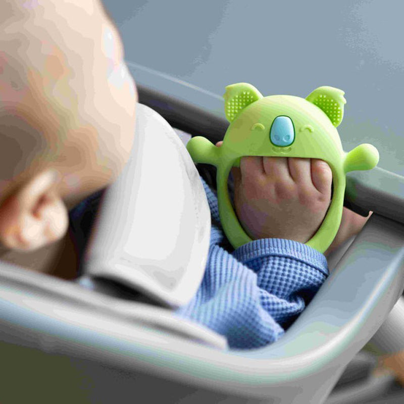 Nuby Mini Wrist Grip Teething Mitten - Koala