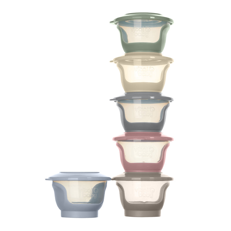 Vital Baby Nourish Store & Wean™ Pots - 60ml - 6 Pack