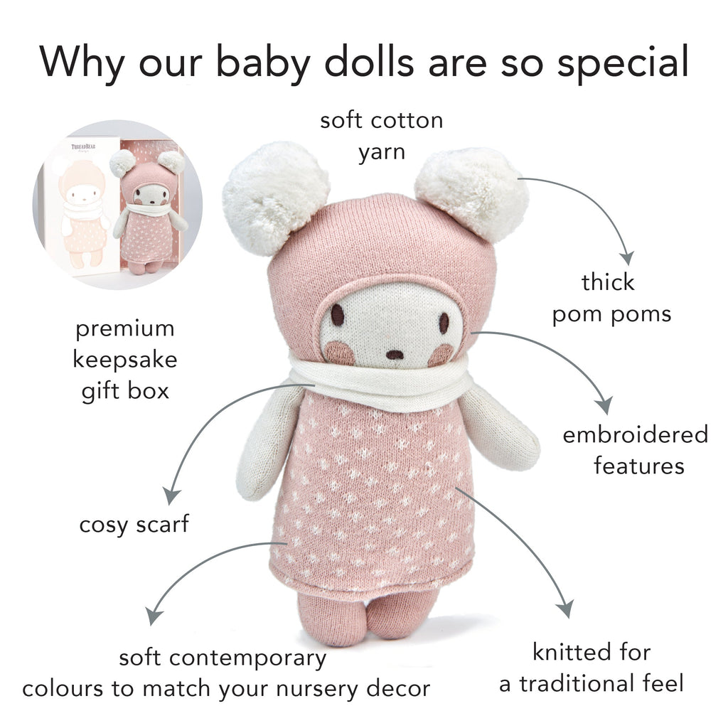 Threadbear Design Baby Bella Knitted Doll