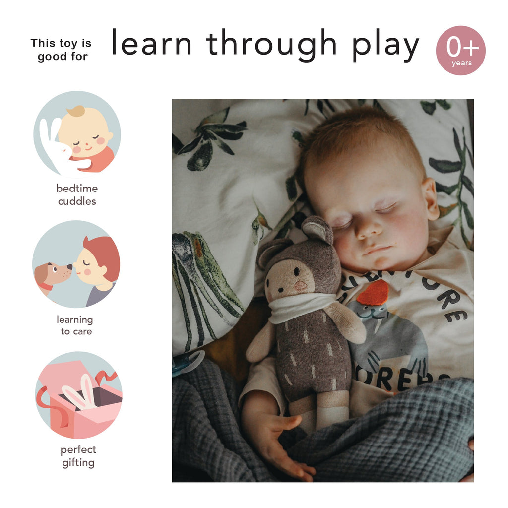 ThreadBear Design Baby Beau Knitted Doll