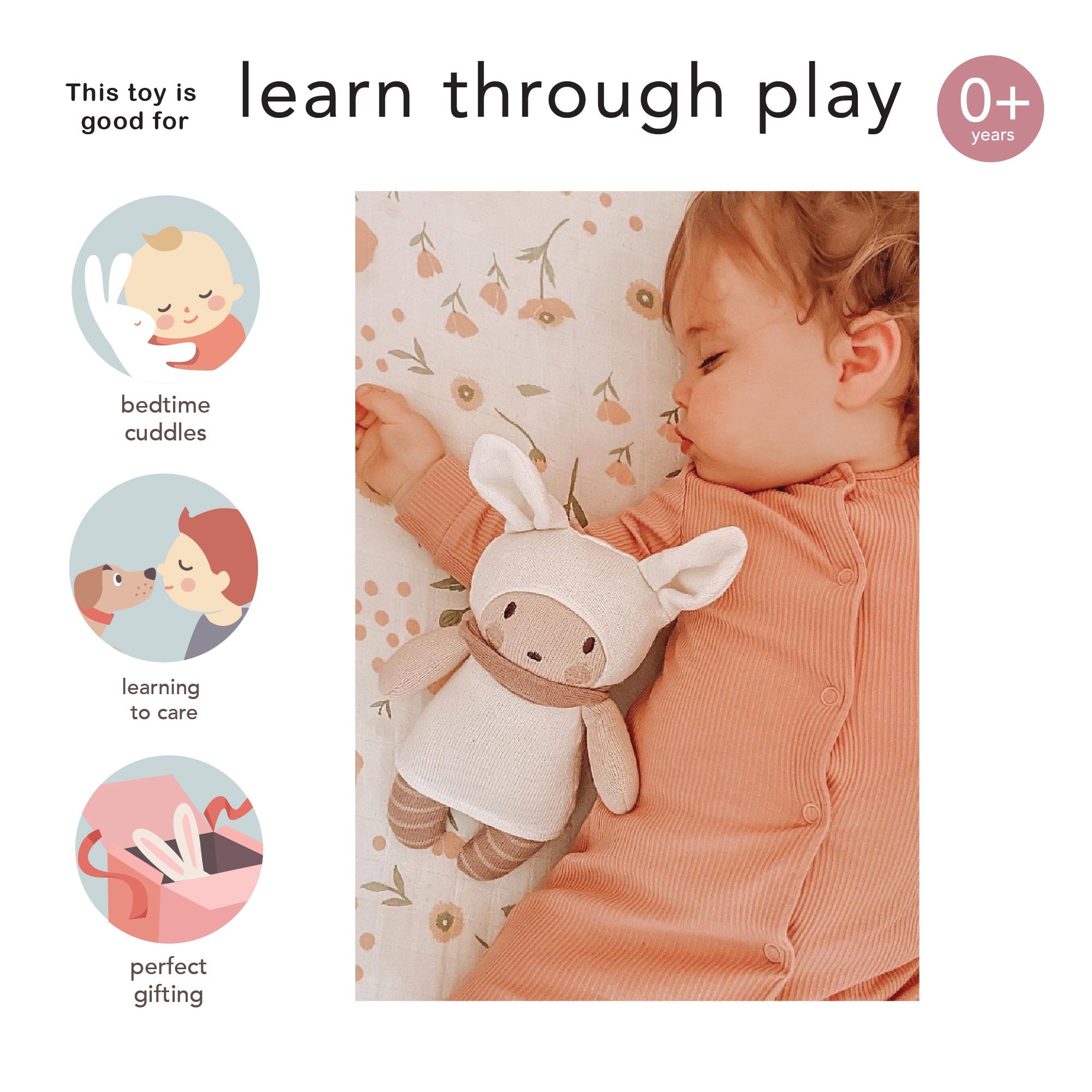 ThreadBear Design Baby Baba Knitted Doll