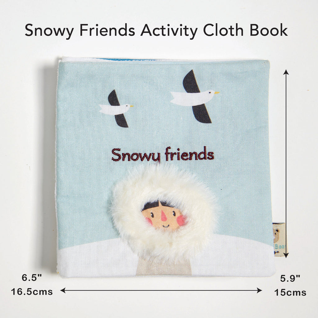 ThreadBear Design Snowy Friends Fabric Activity Book