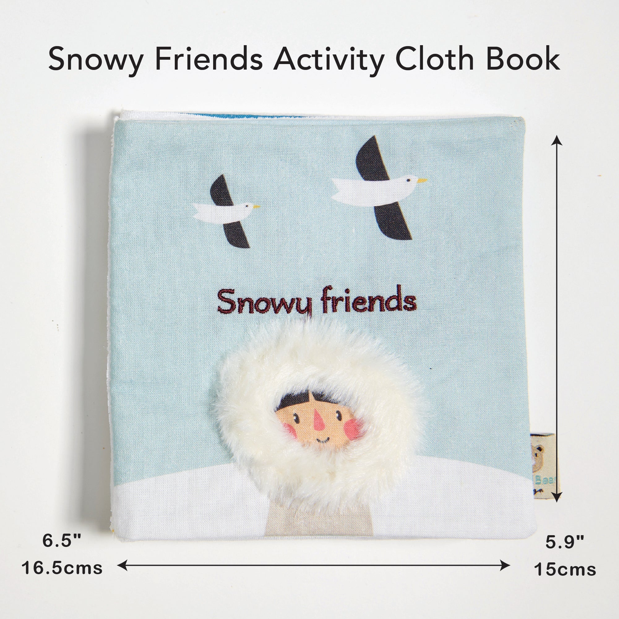 ThreadBear Design Snowy Friends Fabric Activity Book