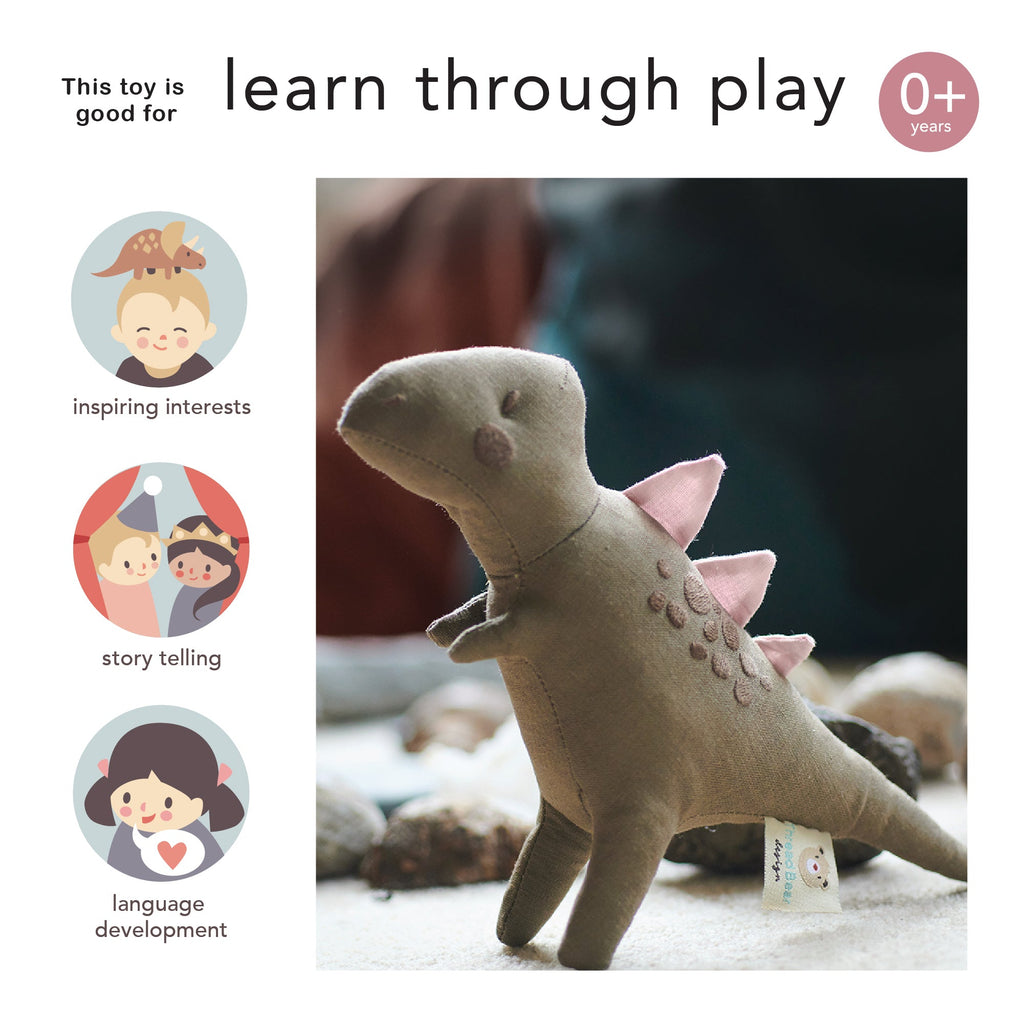 ThreadBear Design T-Rex Dinosaur Toy