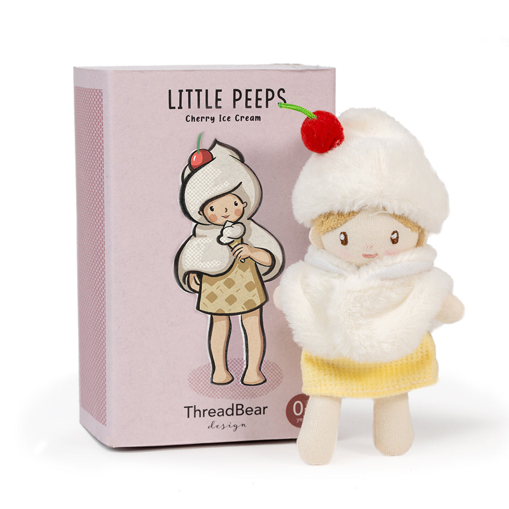 Threadbear Design Little Peeps Cherry Ice Cream