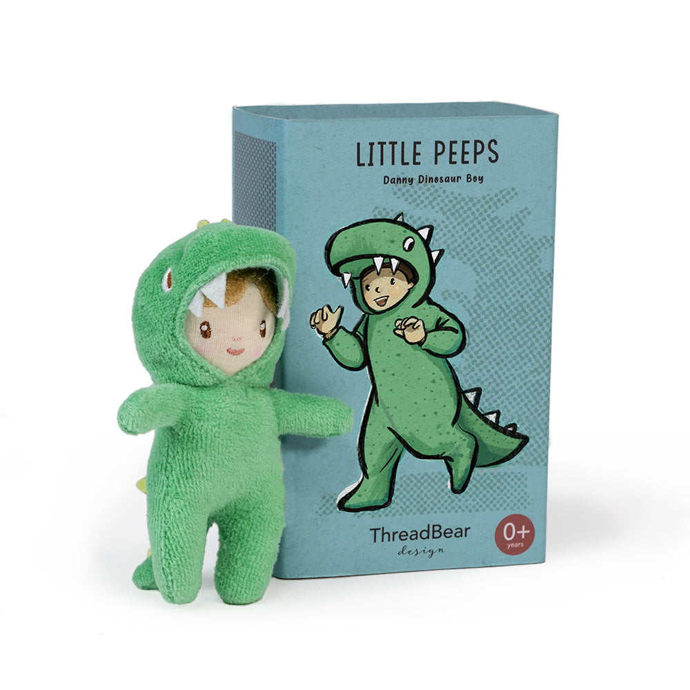 Threadbear Design Little Peeps Danny Dinosaur