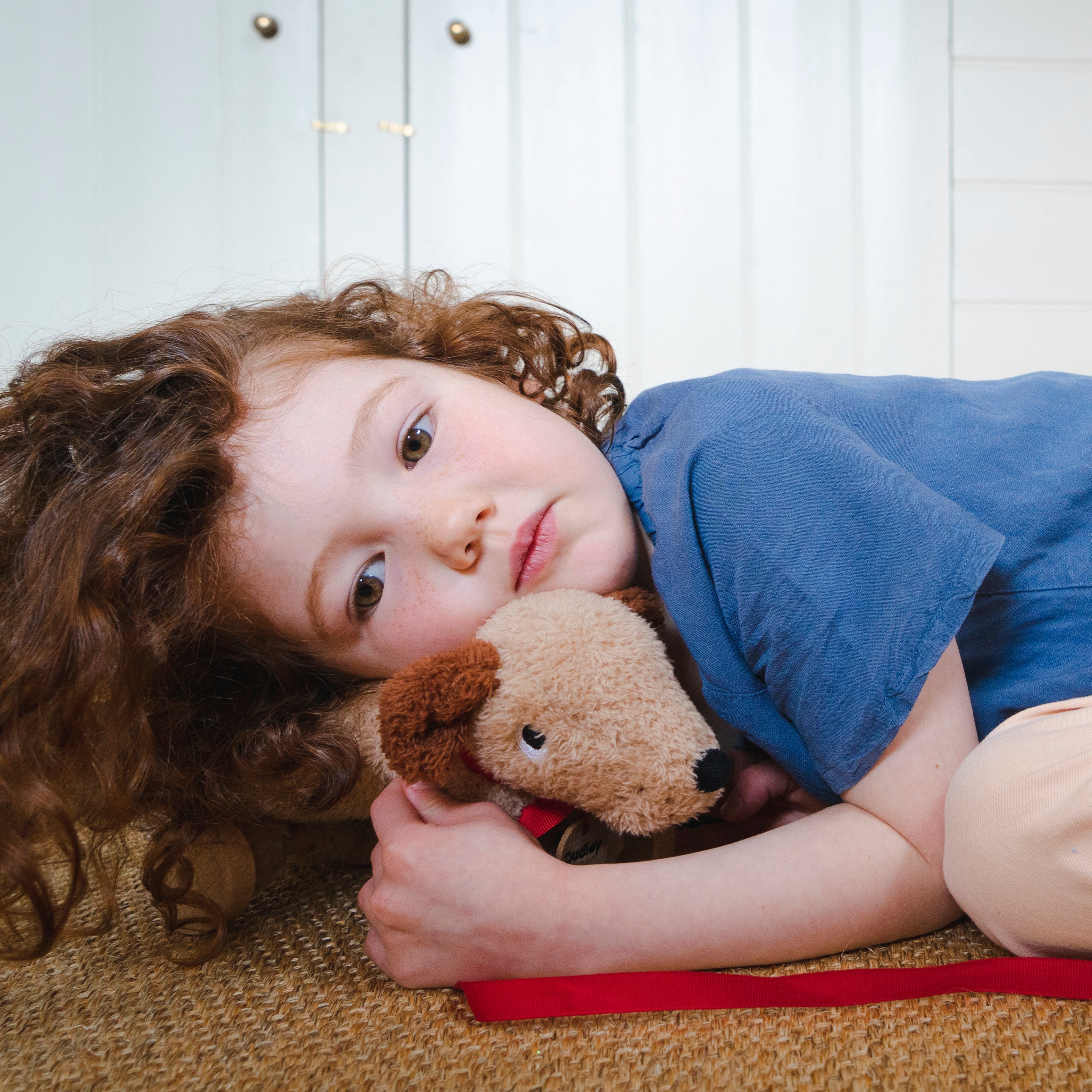 ThreadBear Design Dudley Pull Along Cuddly Dog
