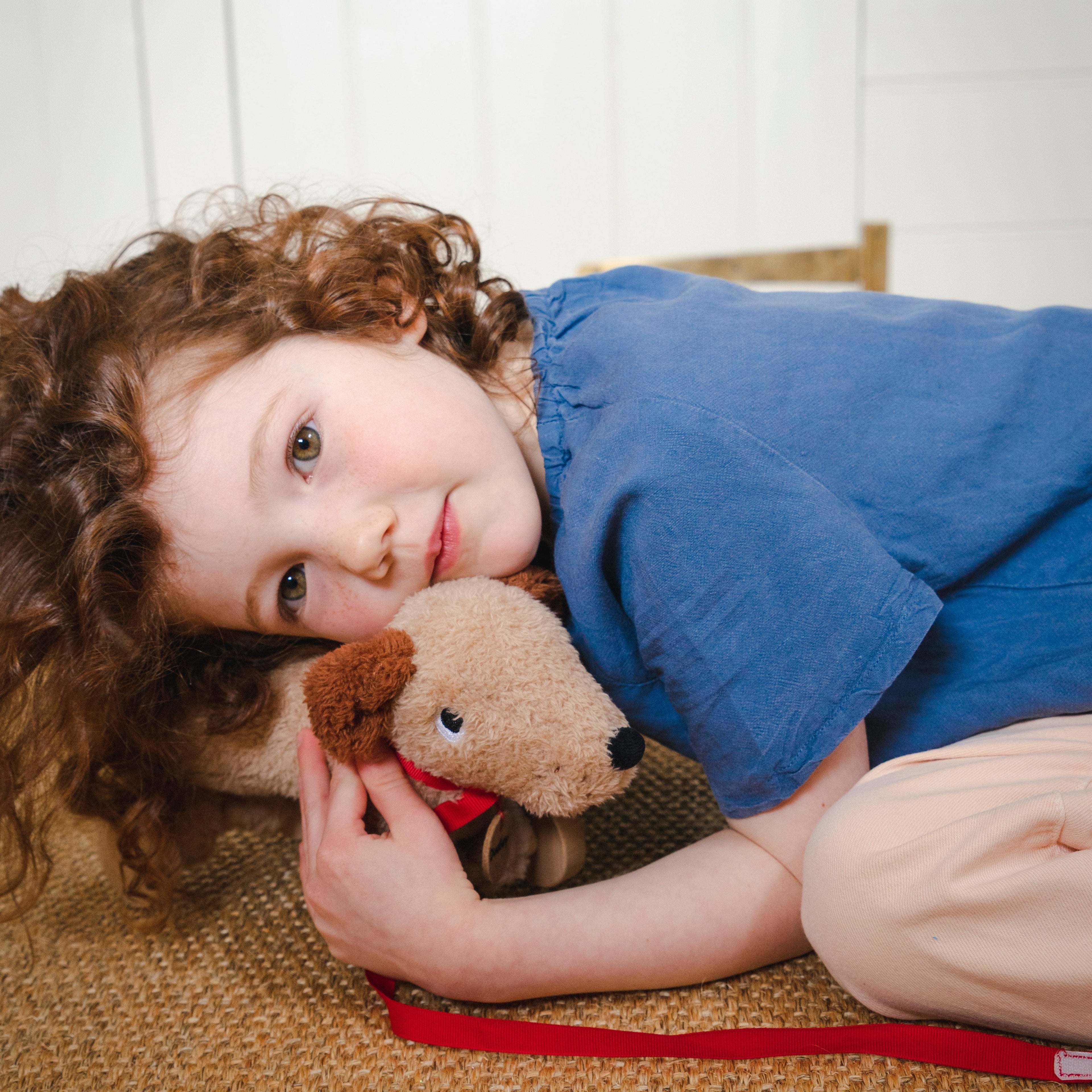 ThreadBear Design Dudley Pull Along Cuddly Dog