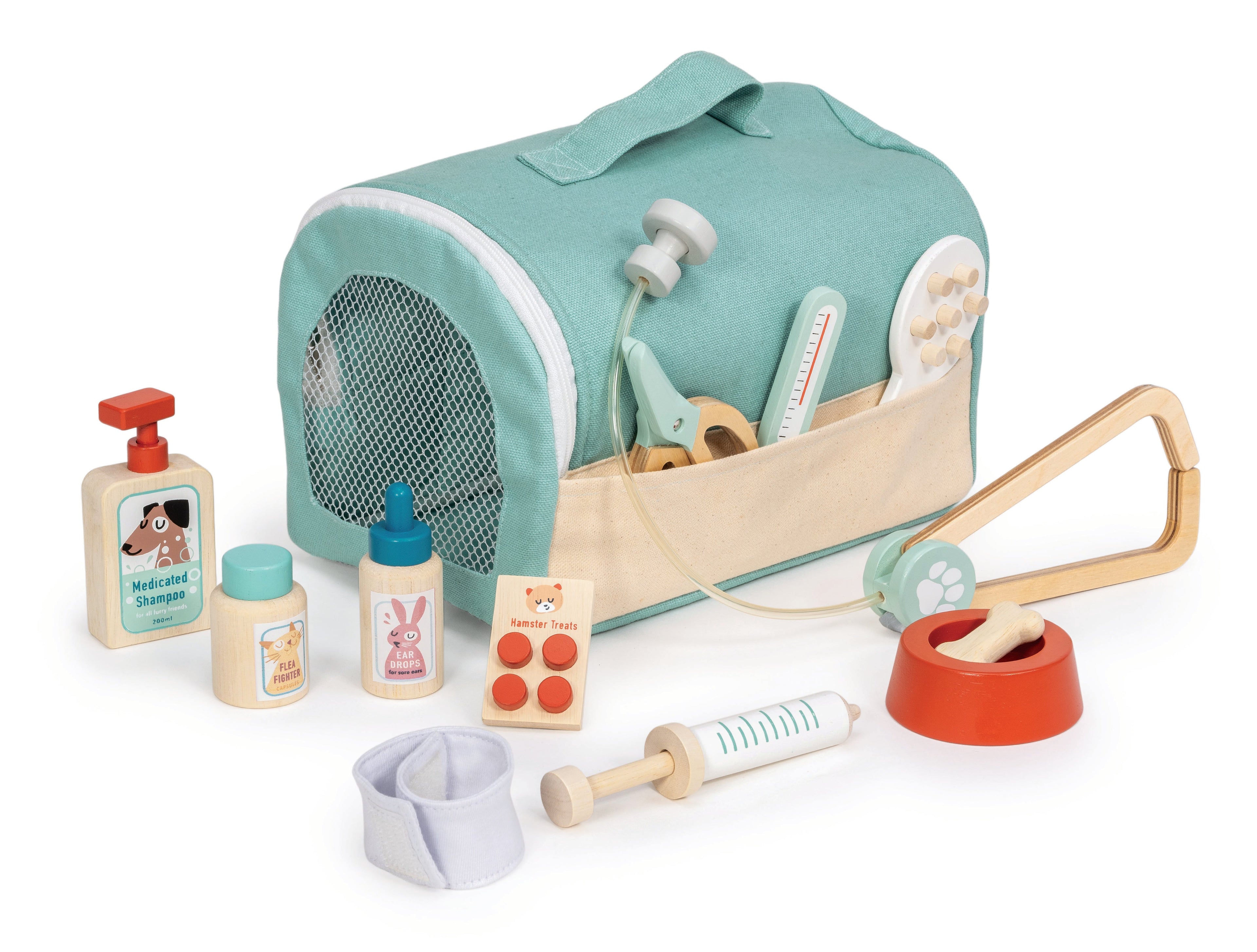 Wooden Animal Rescue Vet Playset