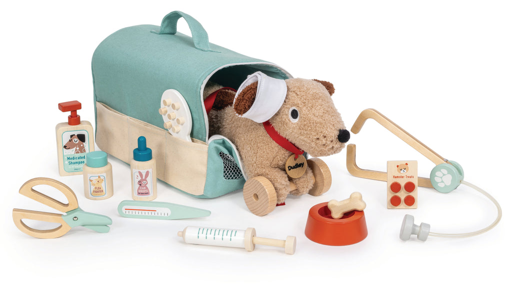 Wooden Animal Rescue Vet Playset