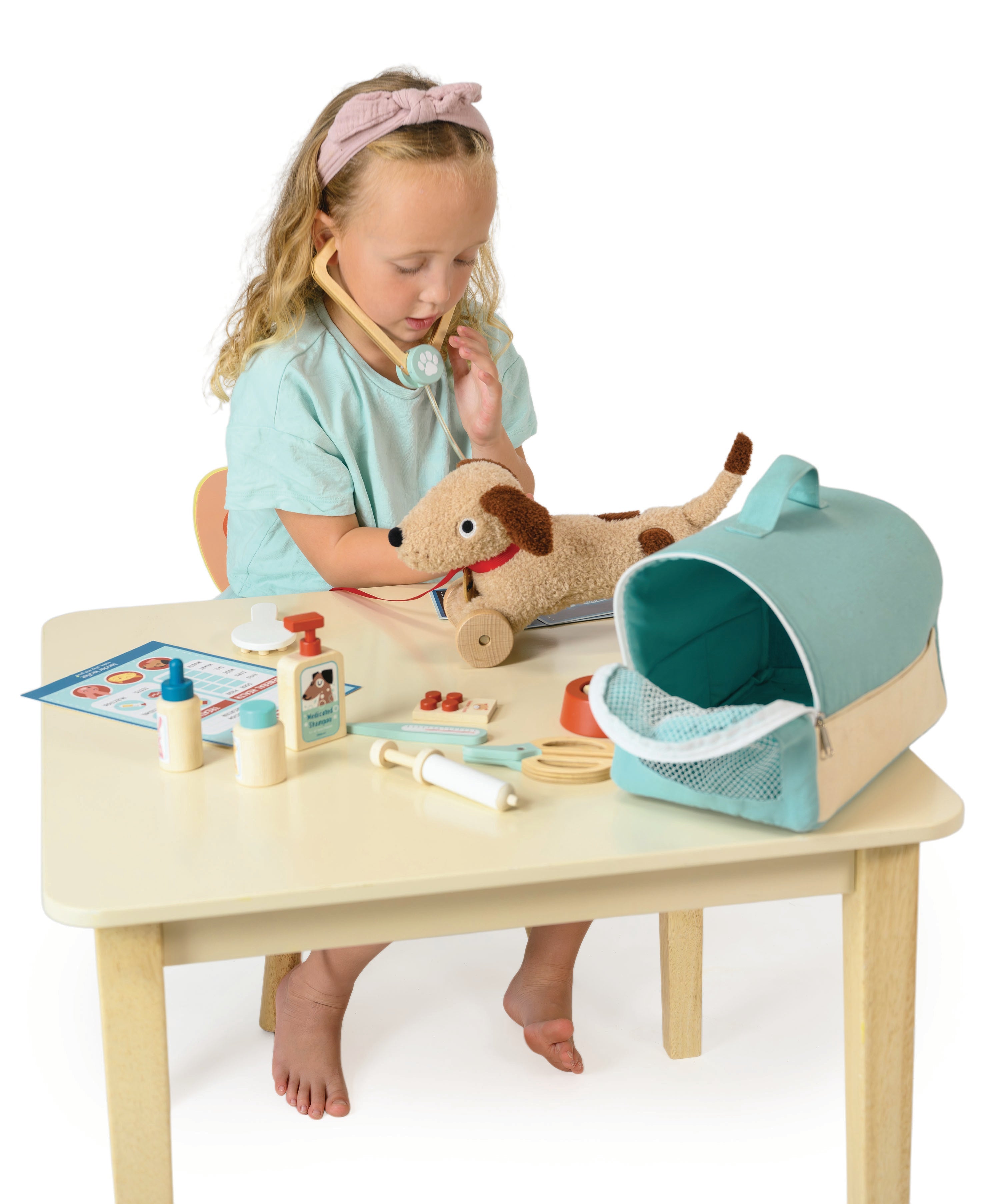 Wooden Animal Rescue Vet Playset