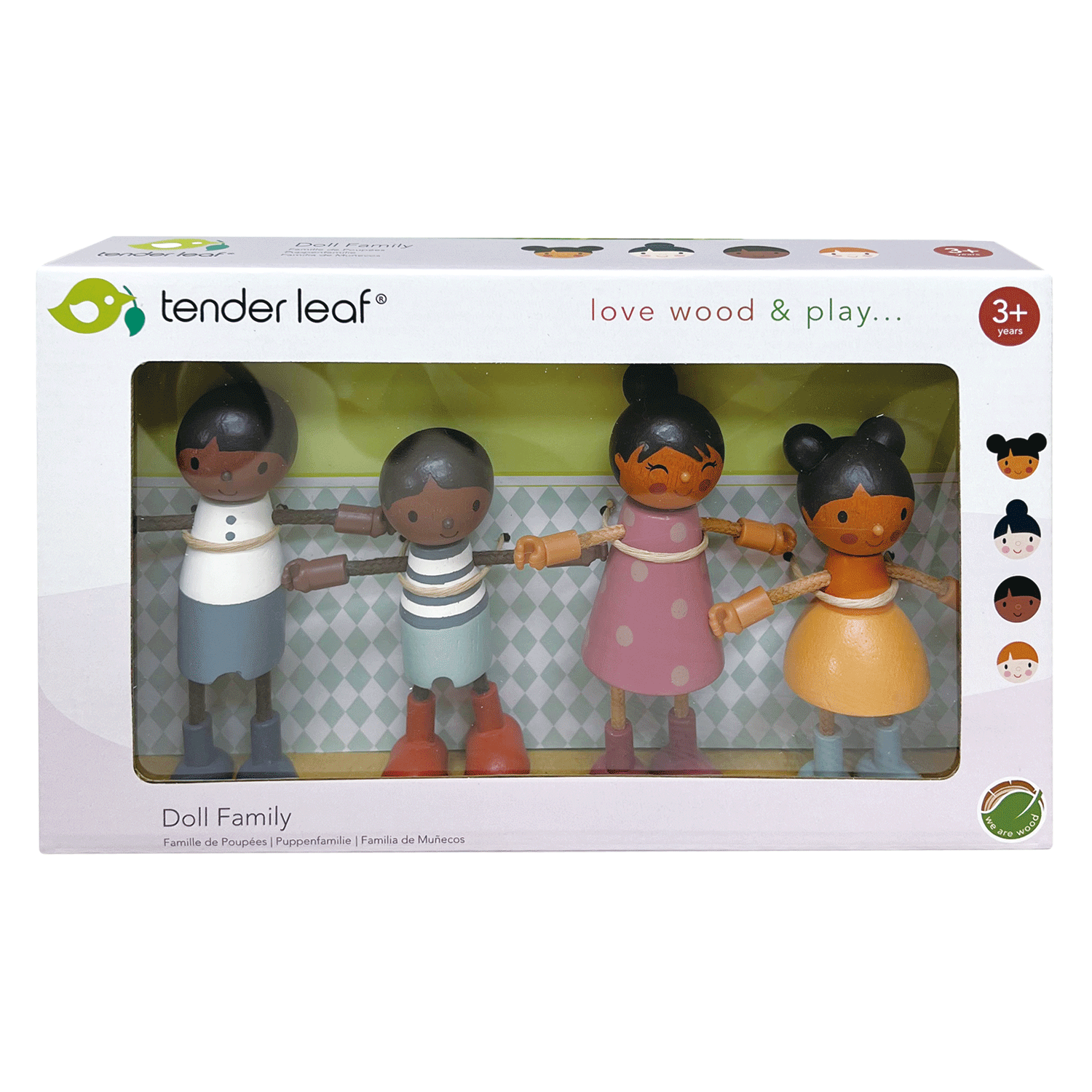 Tender Leaf Toys Hummingbird Doll Family