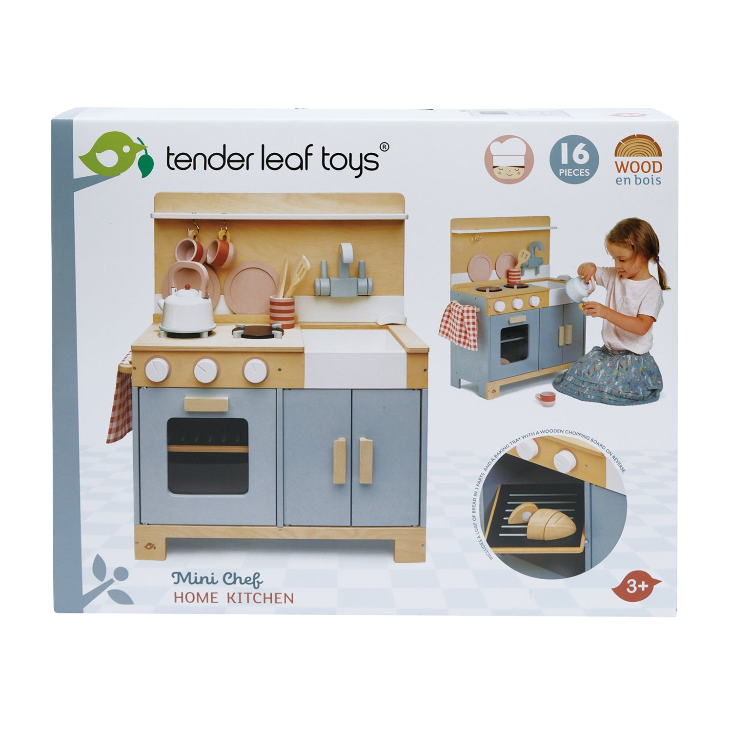 Wooden Home Kitchen Playset