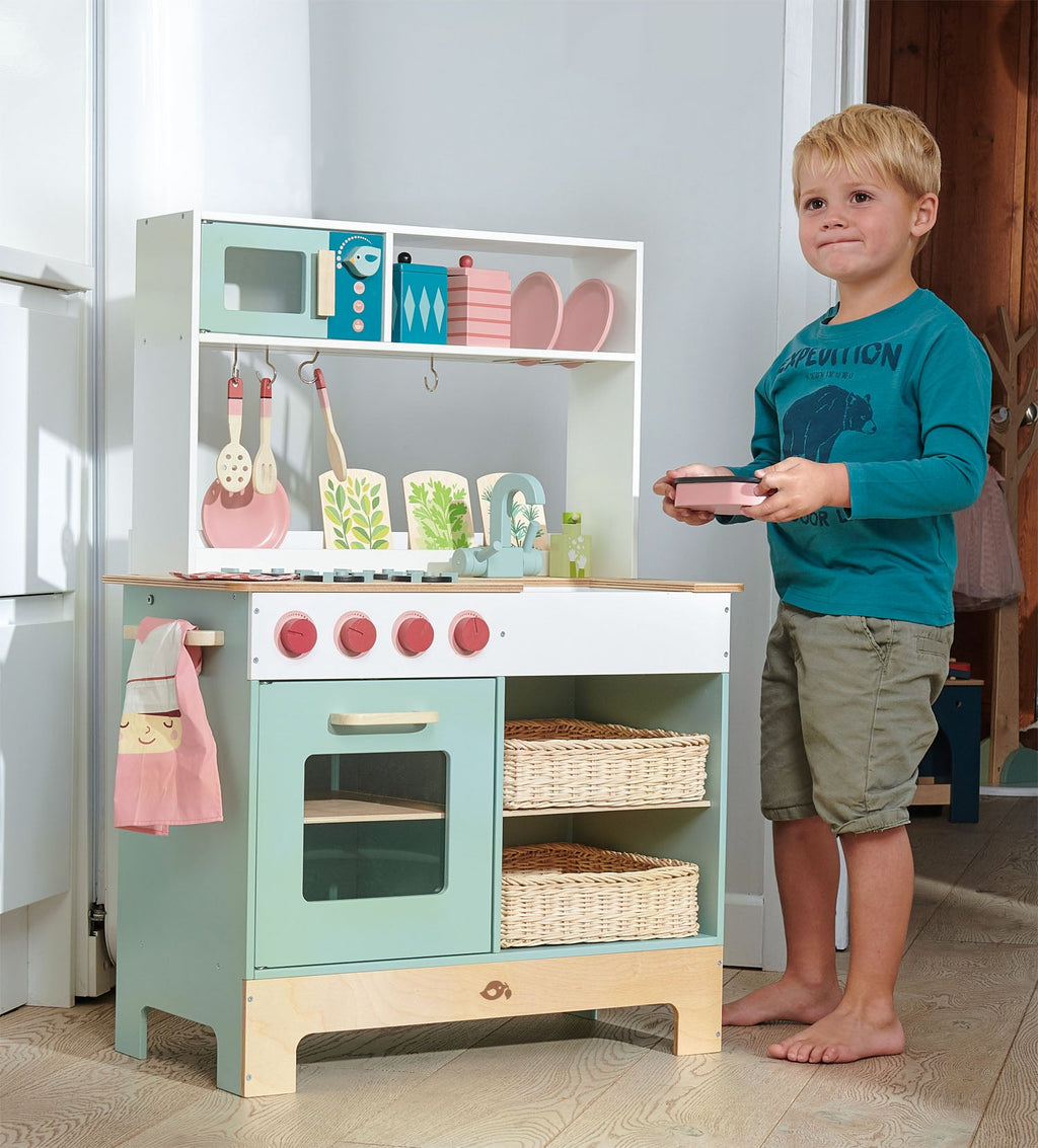 Wooden Kitchen Range Playset