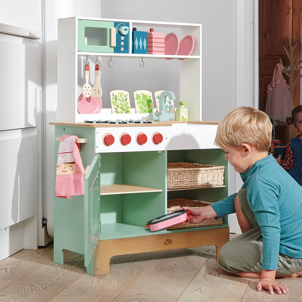 Wooden Kitchen Range Playset