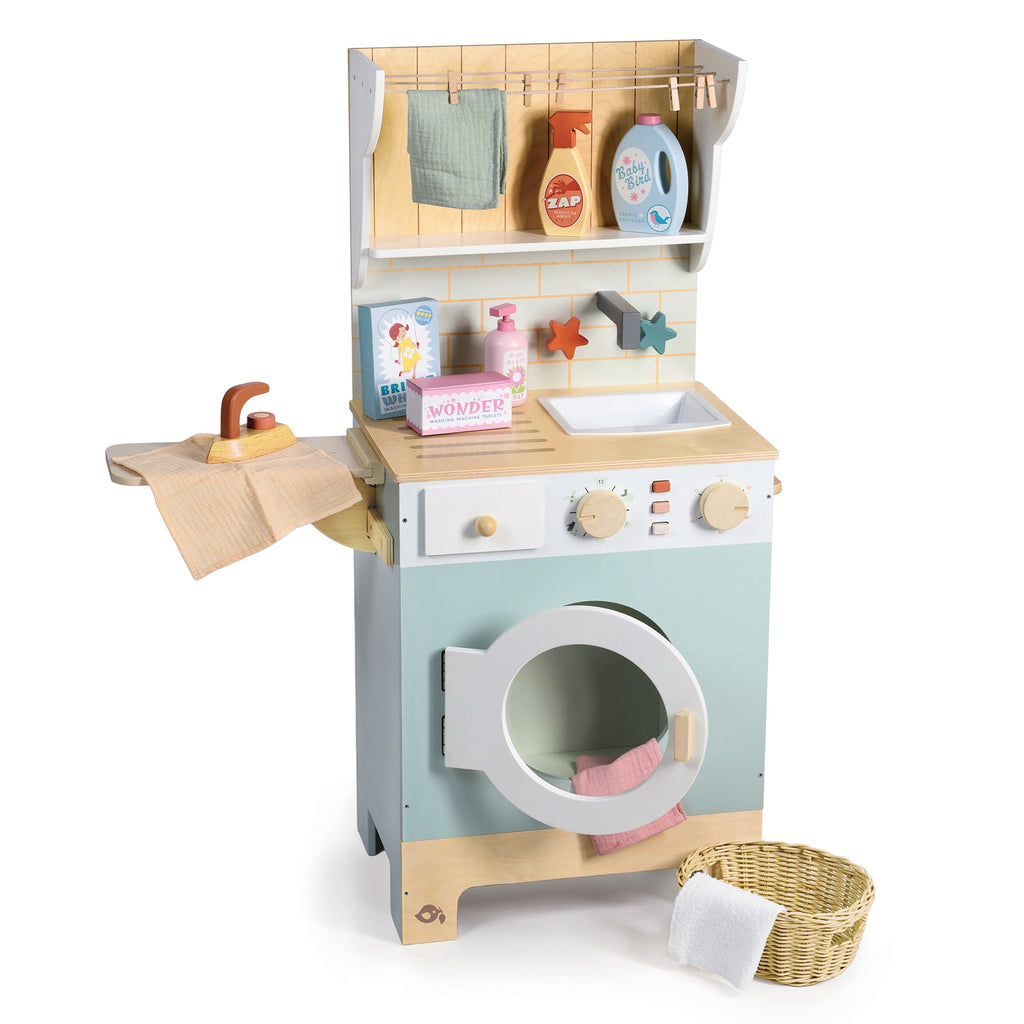 Tender Leaf Wooden Laundrette / Washing Machine & Accessories