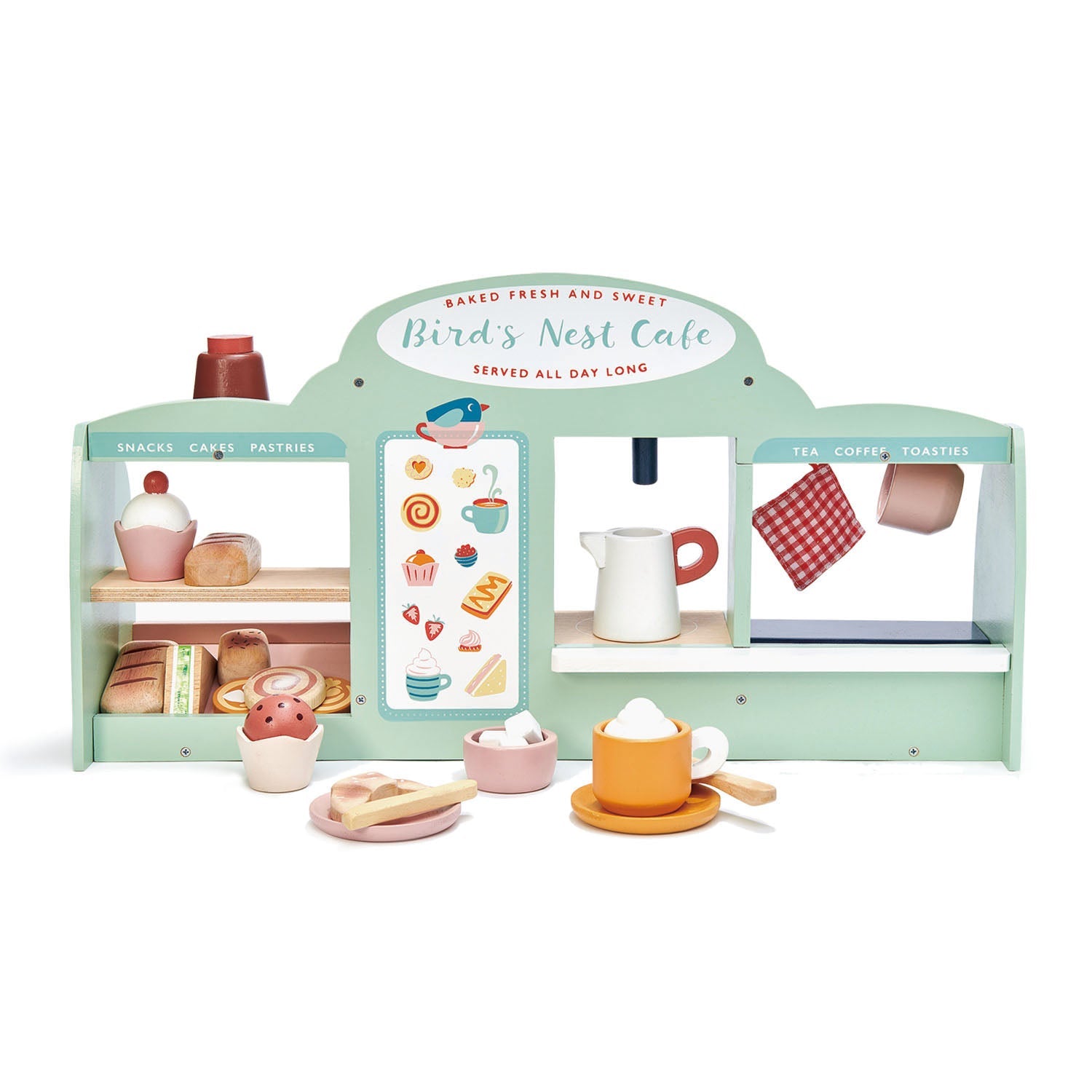 Wooden Bird's Nest Café Playset