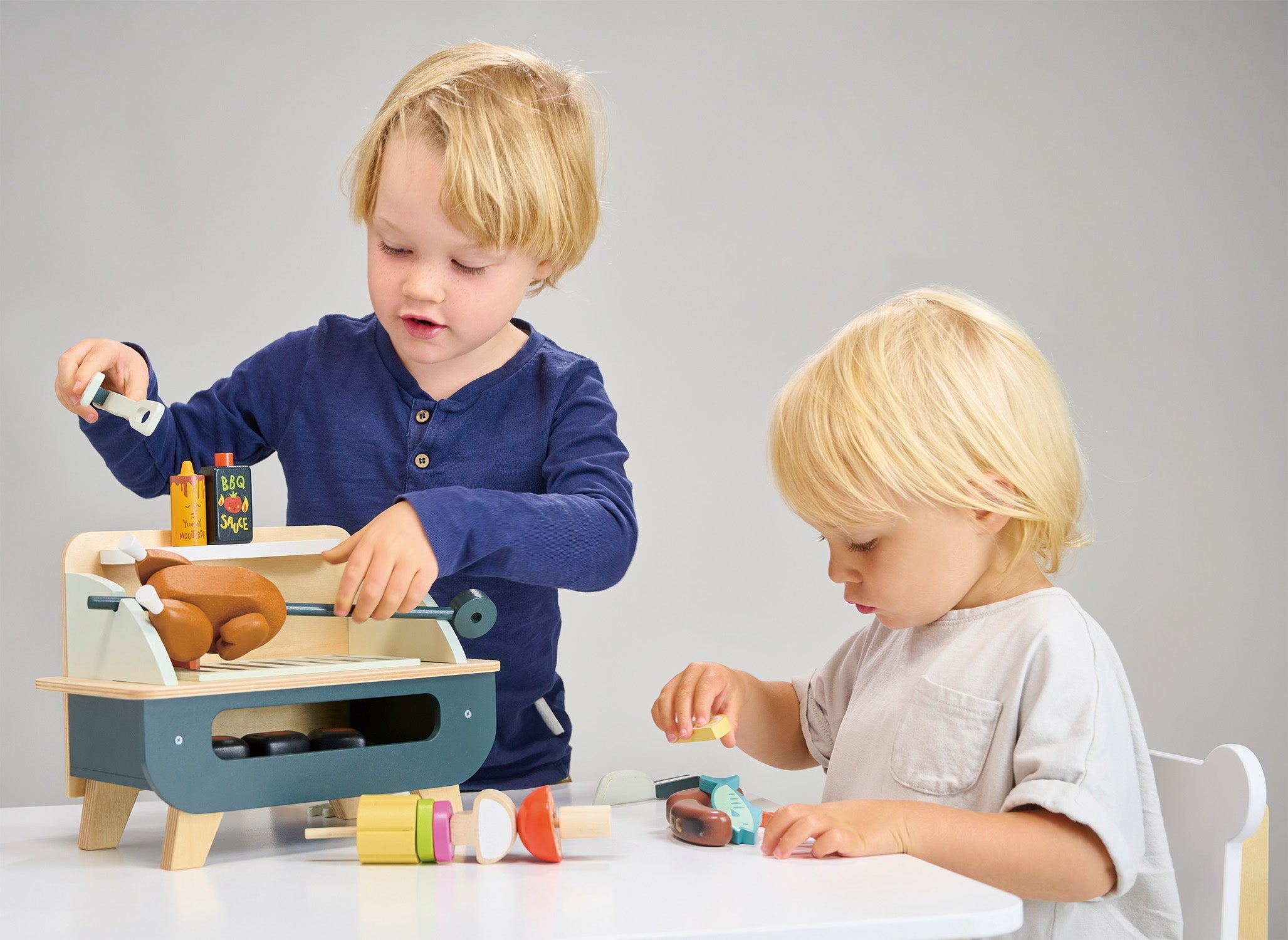 Wooden Barbeque Playset