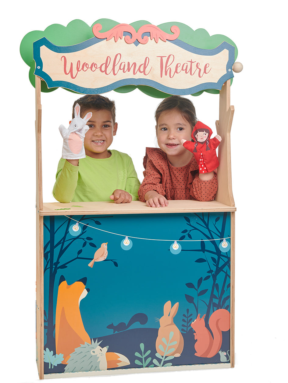 Wooden Reversible Woodland Stores & Theatre