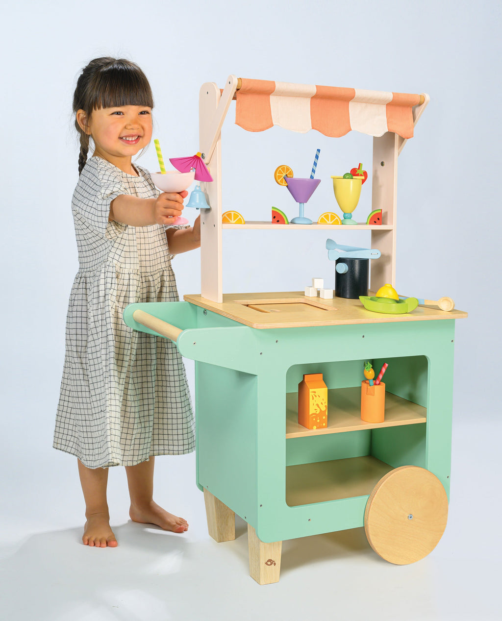 Wooden Drinks Trolley