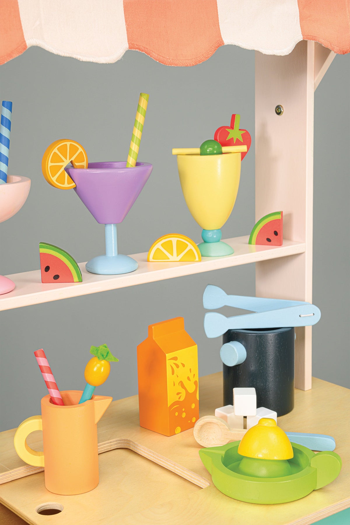 Wooden Drinks Trolley
