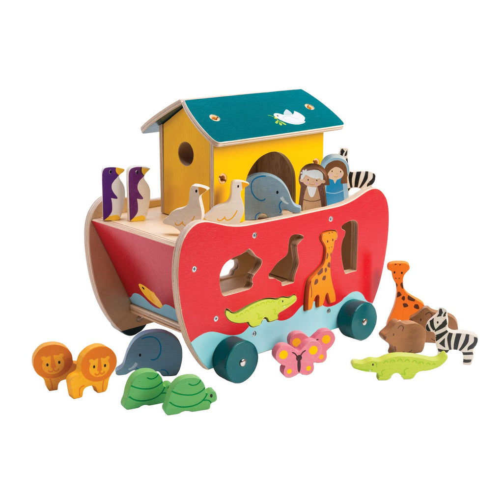 Wooden Noah's Ark Shape Sorter