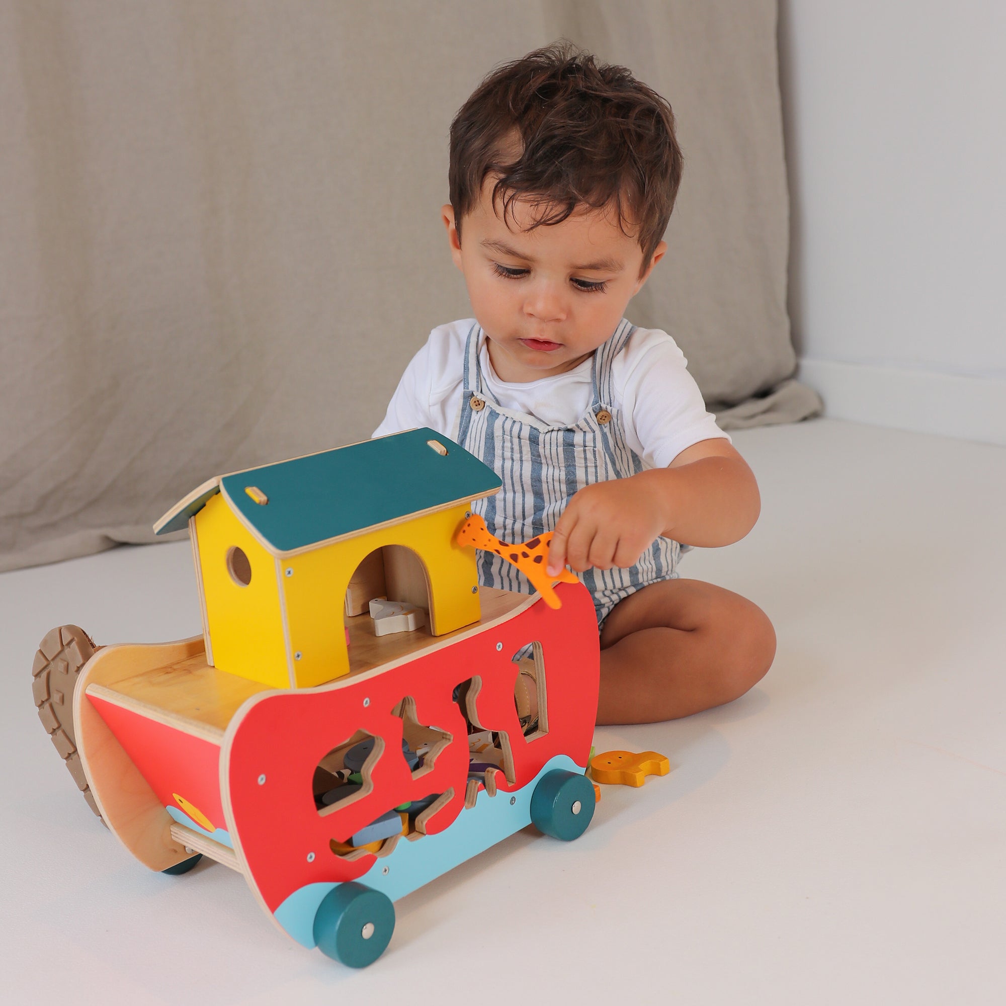 Wooden Noah's Ark Shape Sorter