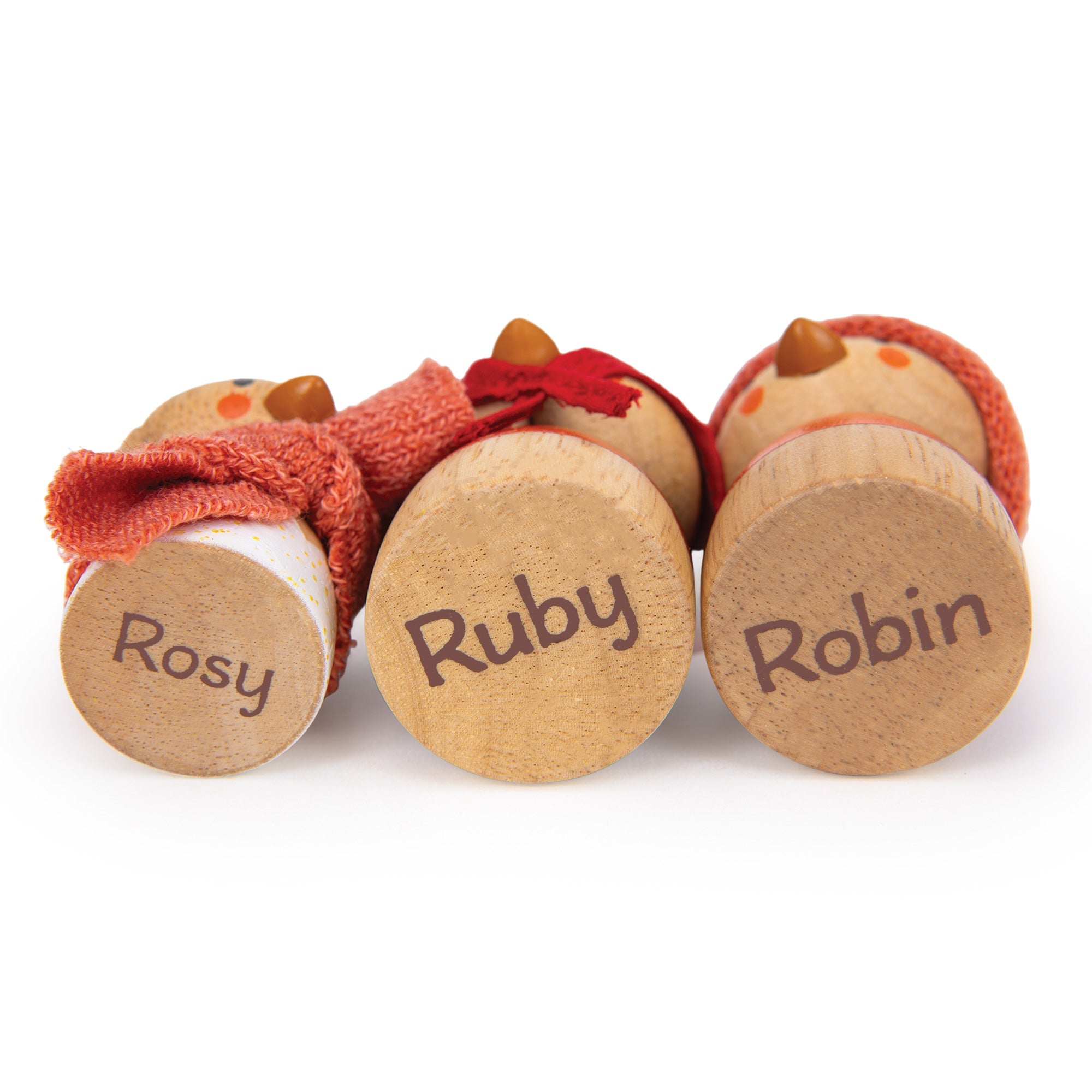 Wooden Robin's Nest Box Dolls House Playset